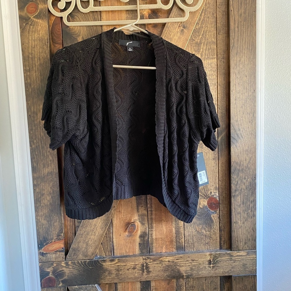 - Cute black dress with black cropped sweater by GNW - Picture 6 of 10